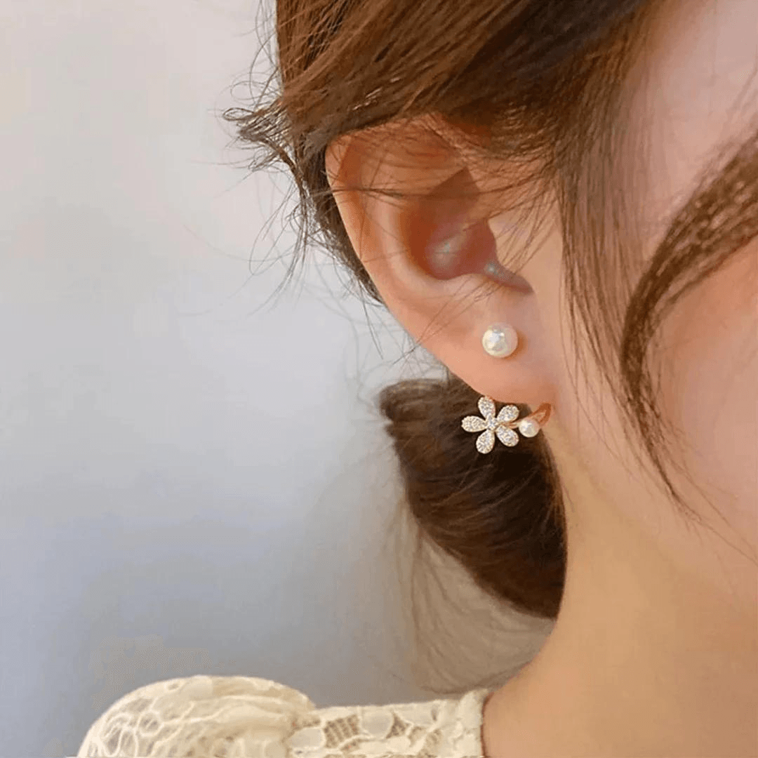 100% Handcrafted Miao Hmong Pure Silver Earrings 999 Filigree Dangle Long  Drop Tassel Flower Design Bohemian Vintage Ethnic Style - Fair Trade #103 -  Interact China